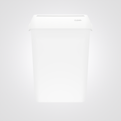 Clear+ Abfallbehälter 23l weiß