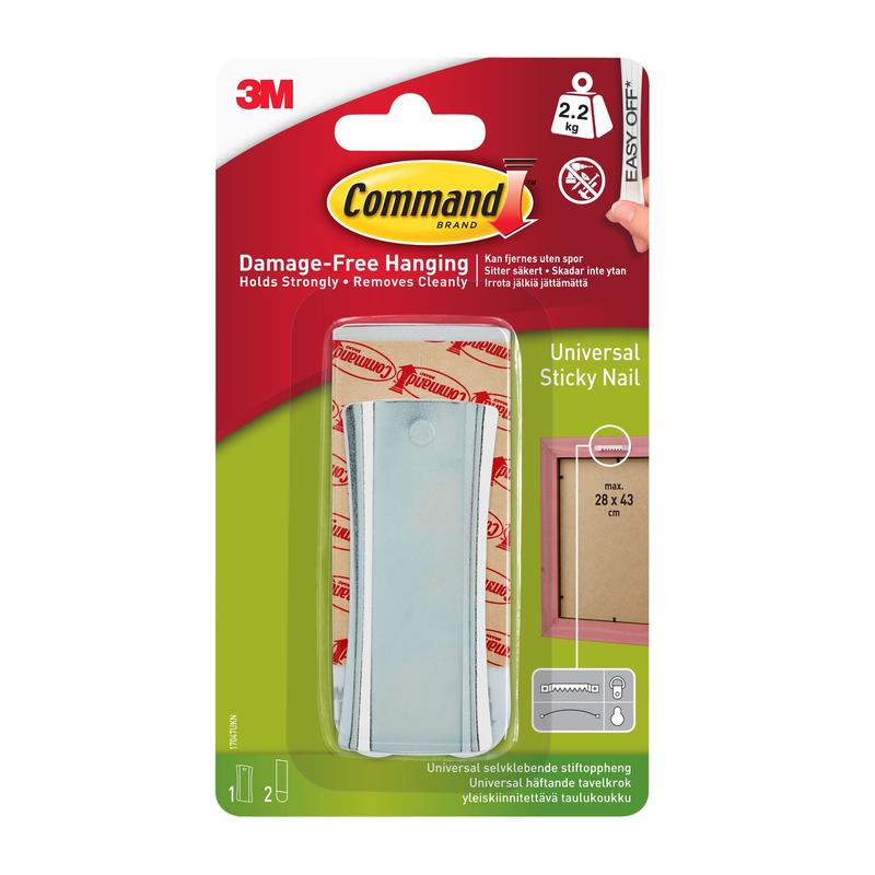 Command™ Universal Adhesive Nail 17047 | Τσάντα (4 τεμάχια)