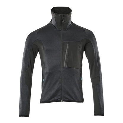 Πουλόβερ φλις με μπουφάν microfleece με φερμουάρ