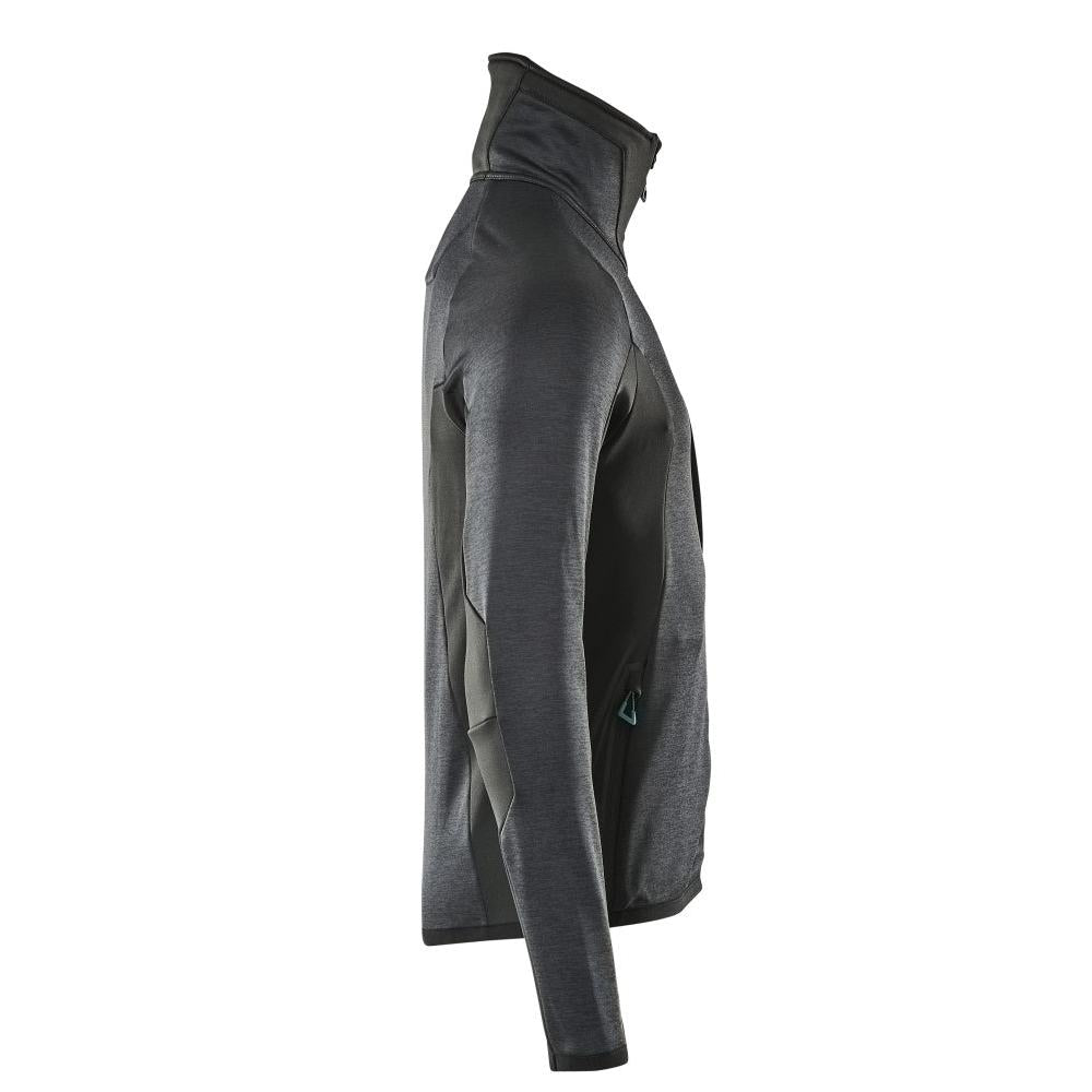 Πουλόβερ φλις με μπουφάν microfleece με φερμουάρ