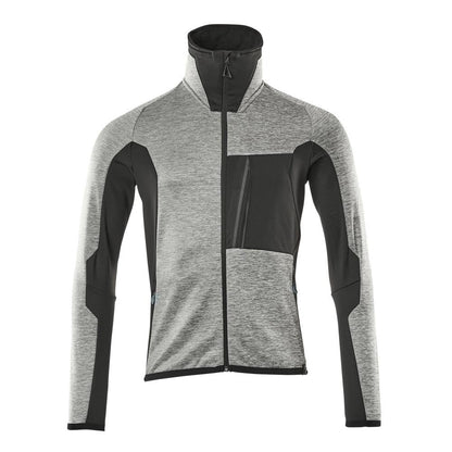 Πουλόβερ φλις με μπουφάν microfleece με φερμουάρ