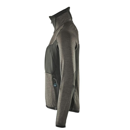 Πουλόβερ φλις με μπουφάν microfleece με φερμουάρ
