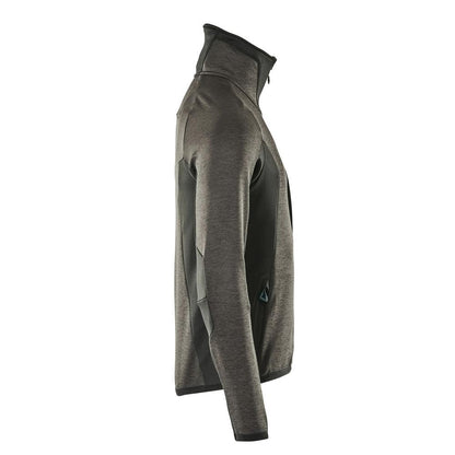 Πουλόβερ φλις με μπουφάν microfleece με φερμουάρ
