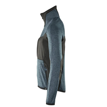 Πουλόβερ φλις με μπουφάν microfleece με φερμουάρ