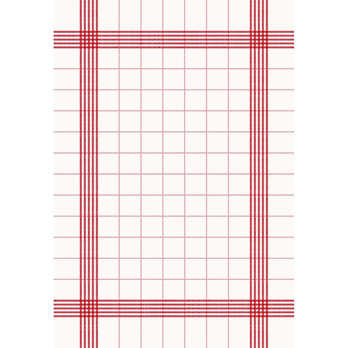 Οι χαρτοπετσέτες Duni GmbH 38x54 cm, κόκκινες - πακέτο των 50 δείχνει ένα κομψό κόκκινο πλέγμα σε λευκό, ιδανικό για εκδηλώσεις ως χαρτοπετσέτες ή κομψές πετσέτες χεριών, για να αναβαθμίσετε το στρωμένο τραπέζι σας.