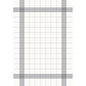 Το τραπεζομάντηλο Duni GmbH 38x54 cm γκρι (πακέτο των 50) έχει λευκό φόντο με γκρι πλέγμα και παχύ περίγραμμα, ιδανικό για τη διακόσμηση του τραπεζιού. Λεπτές γραμμές σχηματίζουν εσωτερικά τετράγωνα και προσφέρουν διακριτική κομψότητα στον τομέα της γαστρονομίας.