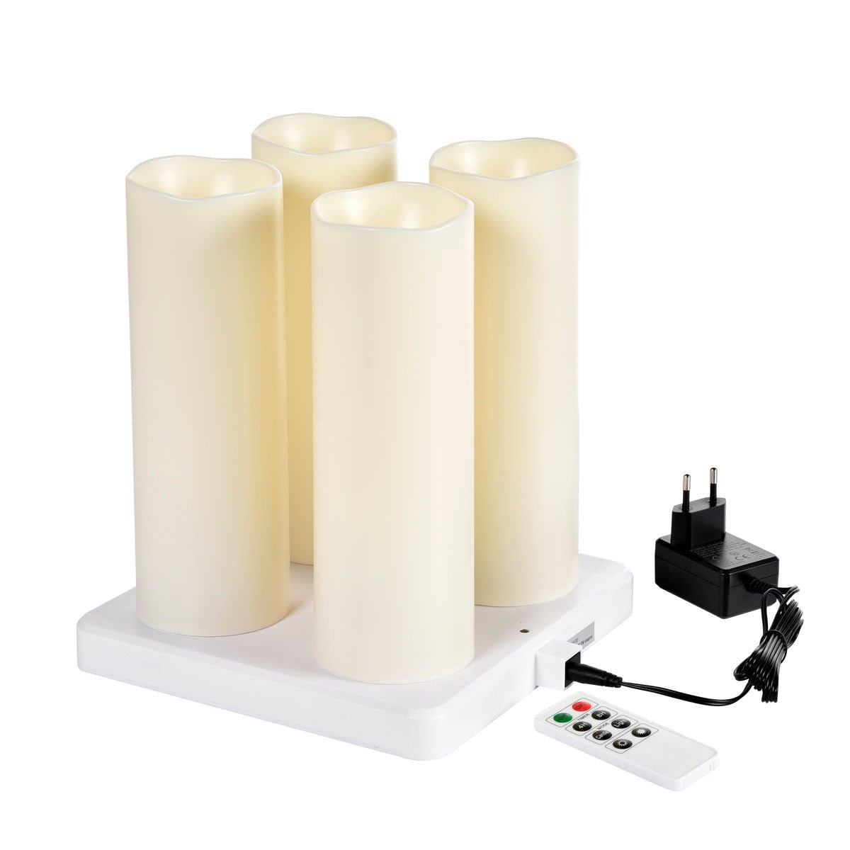 Το LED κηροπήγιο 220x75 mm από την Duni GmbH παρέχει ζεστό λευκό φως, προσφέρει 200 ώρες καύσης και έρχεται ως μεμονωμένο κομμάτι.