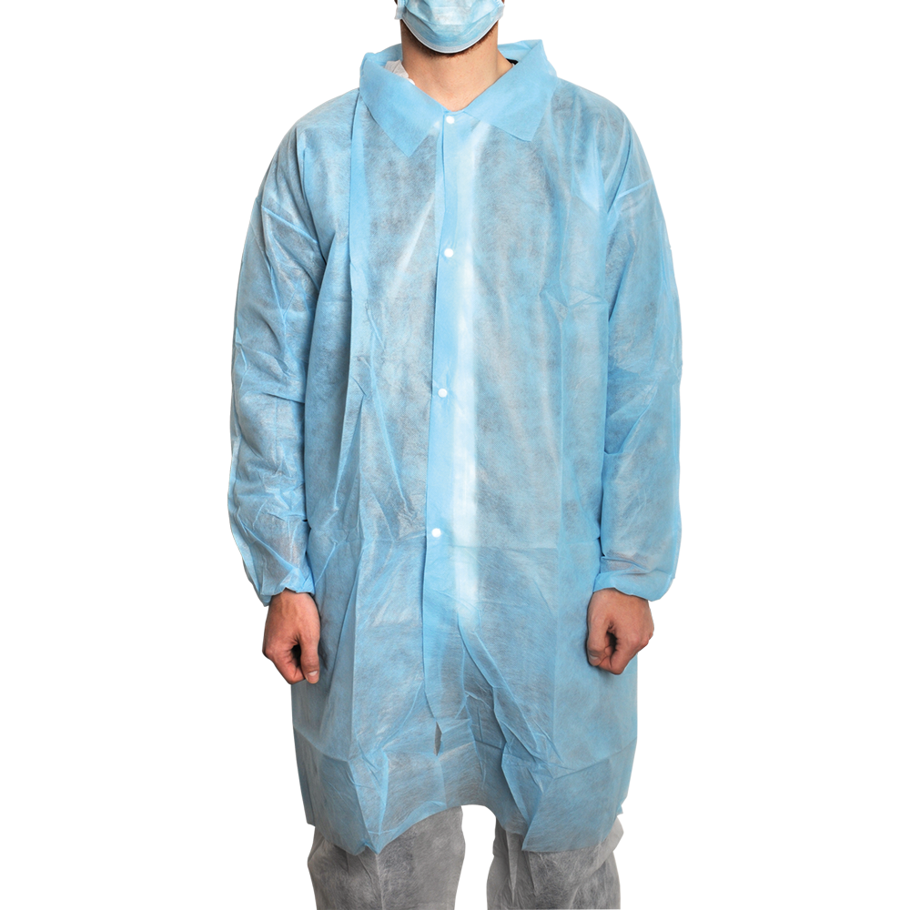 MaiMed-Coat V, παλτό επισκέπτη από φλις με 4 καρφιά πρέσας, περ. 120 εκ