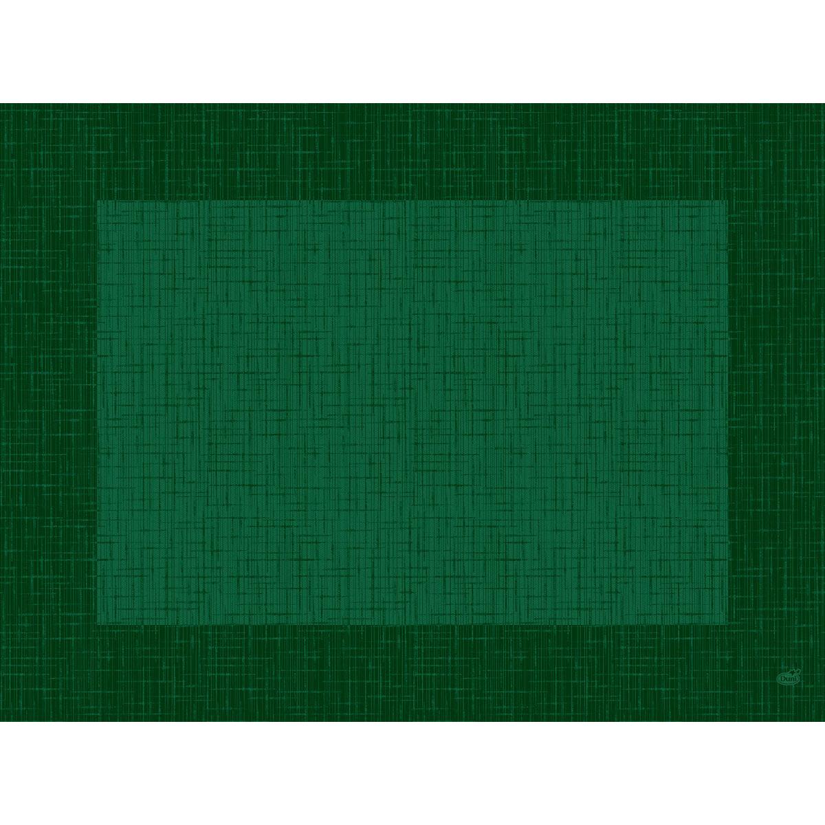 Μια γεωμετρική εικόνα με ένα μεγάλο πράσινο τετράγωνο στο κέντρο σε ένα πιο σκούρο πράσινο φόντο, και τα δύο με μια διασταυρούμενη δομή γραμμών, εμπνευσμένη από τα Linnea jägergrün Dunicel τραπεζομάντηλα 30 x 40 cm (100 τεμάχια) της Duni GmbH για ένα κομψά στρωμένο τραπέζι.