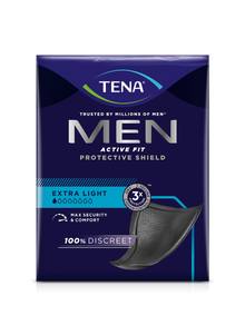 Tena Men Active Protective Shield Extra Light ANTINCE ANSERT | Πακέτο (14 τεμάχια)