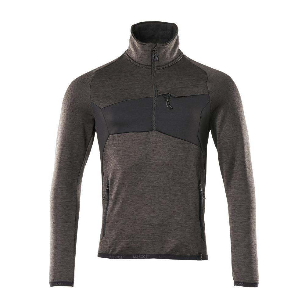 Πουλόβερ φλις με κοντό μπουφάν microfleece με φερμουάρ