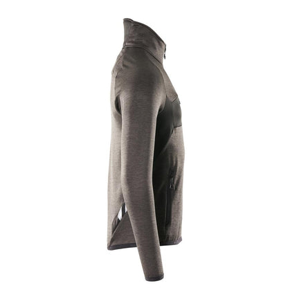Πουλόβερ φλις με κοντό μπουφάν microfleece με φερμουάρ