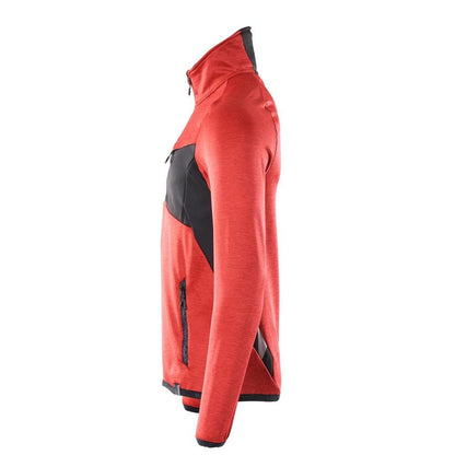 Πουλόβερ φλις με κοντό μπουφάν microfleece με φερμουάρ