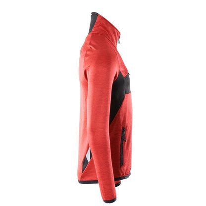 Πουλόβερ φλις με κοντό μπουφάν microfleece με φερμουάρ