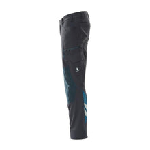 Παντελόνι, τσέπες στα γόνατα, παντελόνι ULTIMATE STRETCH, μαύρο-μπλε