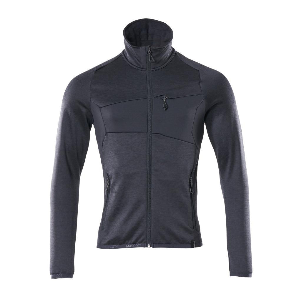 Πουλόβερ φλις με μπουφάν microfleece με φερμουάρ