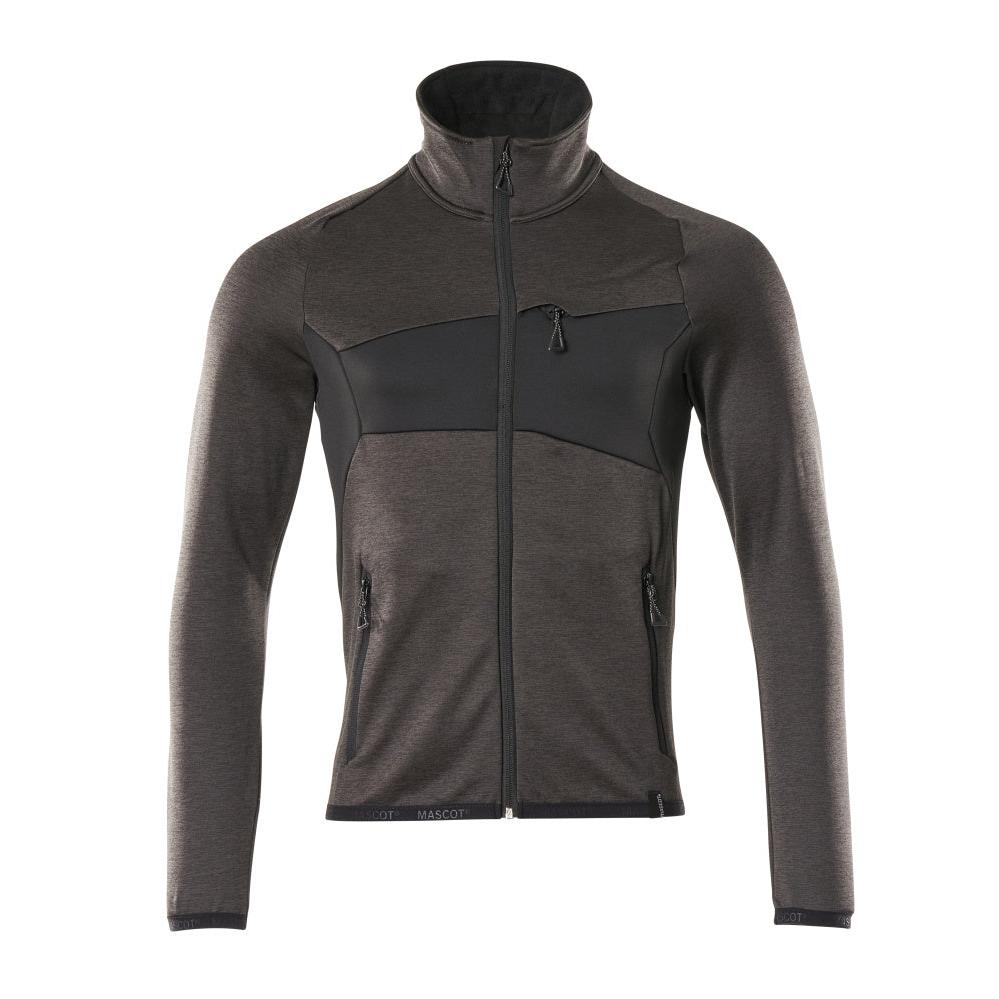 Πουλόβερ φλις με μπουφάν microfleece με φερμουάρ
