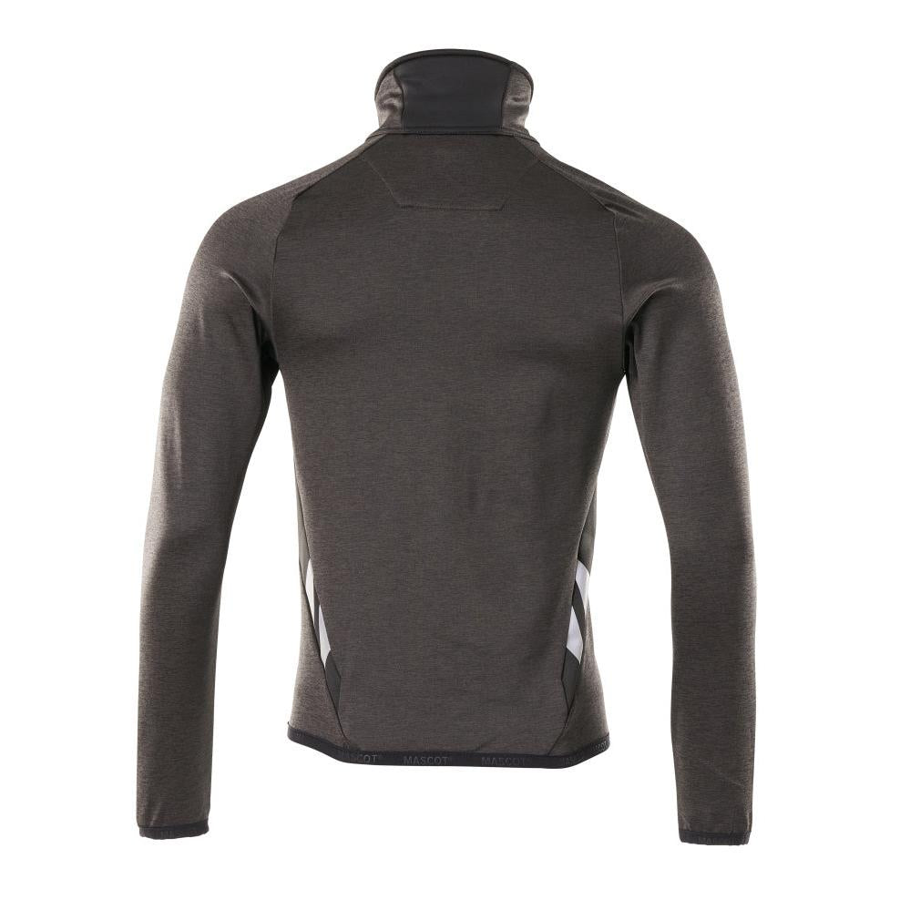 Πουλόβερ φλις με μπουφάν microfleece με φερμουάρ