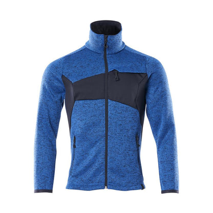 Πλεκτό πουλόβερ με ζακέτα με φερμουάρ