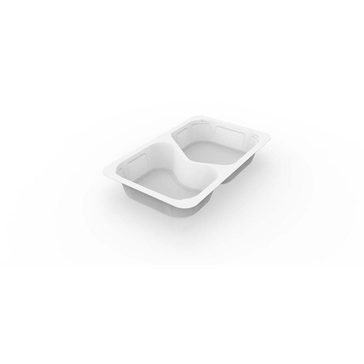 Το Duni GmbH 1/4 GN Menüschaalen 2 Weiß PP/MIN 265x162x43 με δύο διαμερίσματα είναι ιδανικό για την εστίαση και παραδίδεται σε συσκευασία με 225 τεμάχια.