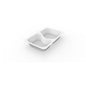 Το Duni GmbH 1/4 GN Menüschaalen 2 Weiß PP/MIN 265x162x43 με δύο διαμερίσματα είναι ιδανικό για την εστίαση και παραδίδεται σε συσκευασία με 225 τεμάχια.