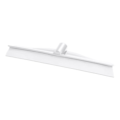Η επαγγελματική βούρτσα Nölle HACCP Wasserschieber Monobloc, 40 cm, από την Nölle Profi Brush Bürsten- & Pinseltechnik e.K., διαθέτει λευκή, επίπεδη λεπίδα και κεντρική υποδοχή για το κοντάρι - ιδανική για τον υγιεινό καθαρισμό στον επαγγελματικό τομέα. Απεικονίζεται σε μονόχρωμο λευκό φόντο.