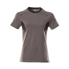 T-shirt, γυναικείο T-shirt, σκούρο ανθρακί/μαύρο