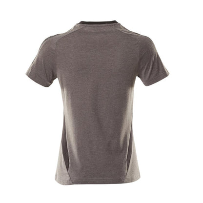 T-shirt, γυναικείο T-shirt, σκούρο ανθρακί/μαύρο