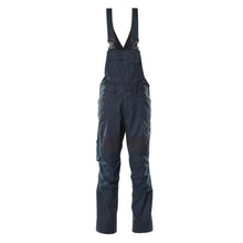 Dungarees, τσέπες στα γόνατα, stretch ένθετα Dungarees, μαύρο-μπλε