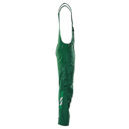 Dungarees, τσέπες στα γόνατα, stretch ένθετα Dungarees, πράσινο
