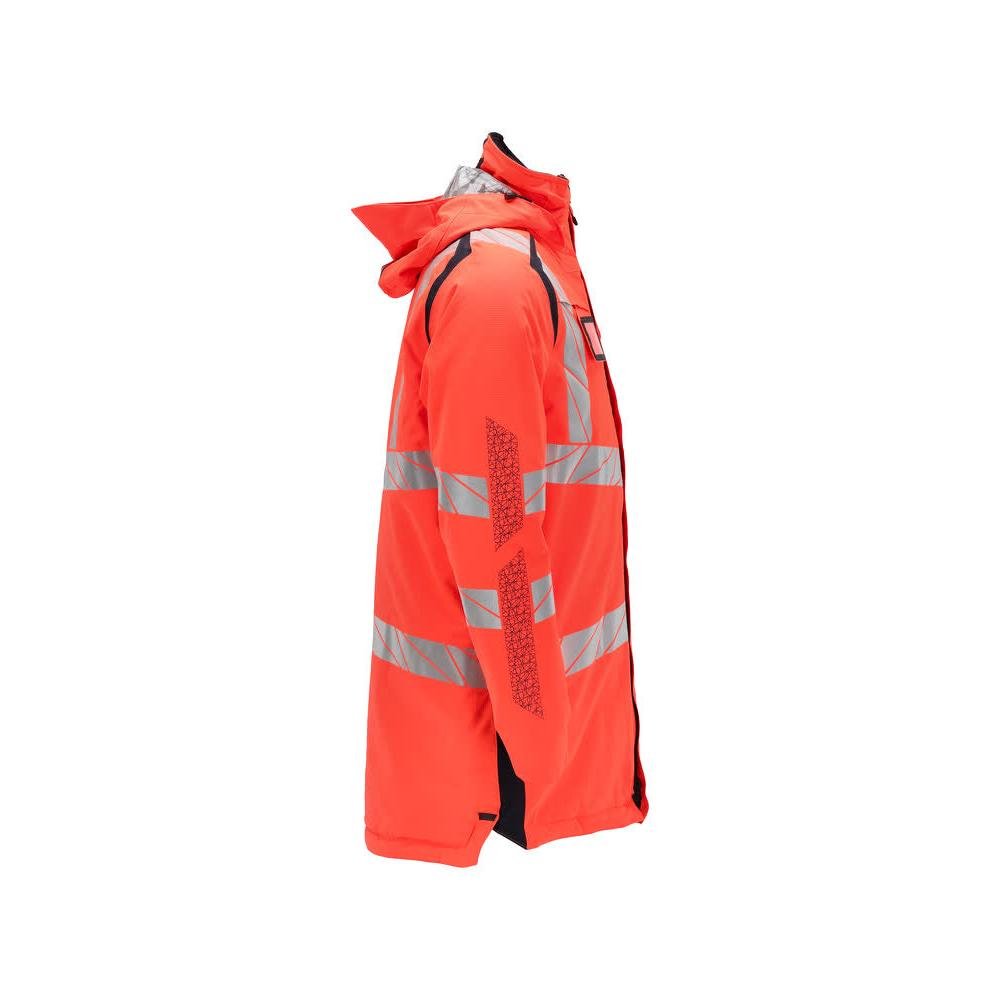 Επένδυση Parka CLIMASCOT®, ελαφρύ parka, Hi-vis κόκκινο/μαύρο-μπλε