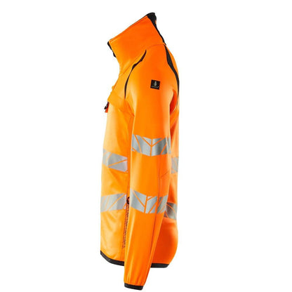 Πουλόβερ φλις με μπουφάν microfleece με φερμουάρ