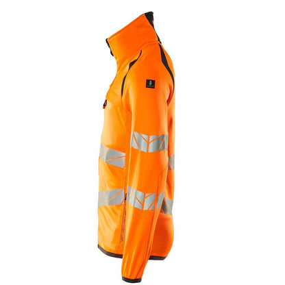 Πουλόβερ φλις με μπουφάν microfleece με φερμουάρ