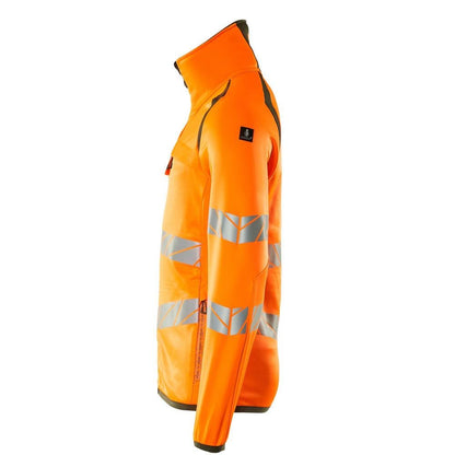 Πουλόβερ φλις με μπουφάν microfleece με φερμουάρ