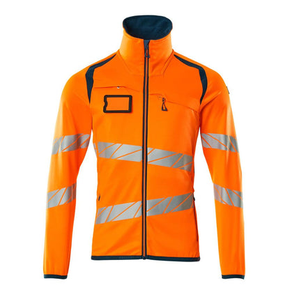 Πουλόβερ φλις με μπουφάν microfleece με φερμουάρ