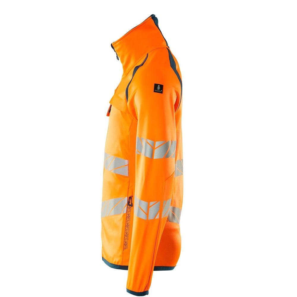 Πουλόβερ φλις με μπουφάν microfleece με φερμουάρ