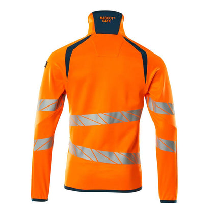 Πουλόβερ φλις με μπουφάν microfleece με φερμουάρ