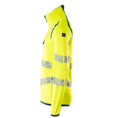 Πουλόβερ φλις με μπουφάν microfleece με φερμουάρ