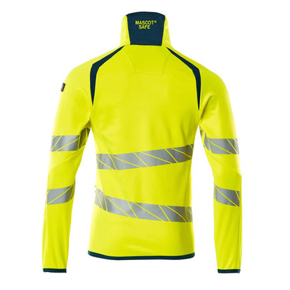 Πουλόβερ φλις με μπουφάν microfleece με φερμουάρ