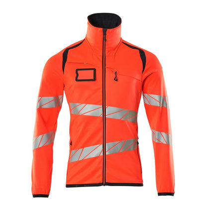 Πουλόβερ φλις με μπουφάν microfleece με φερμουάρ