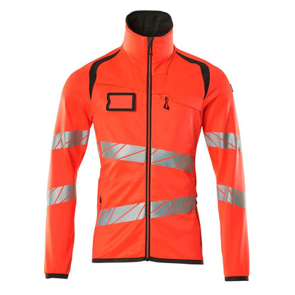 Πουλόβερ φλις με μπουφάν microfleece με φερμουάρ