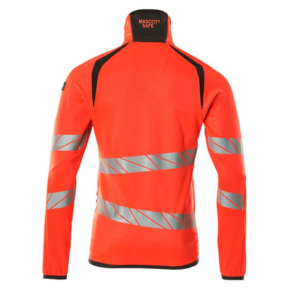 Πουλόβερ φλις με μπουφάν microfleece με φερμουάρ