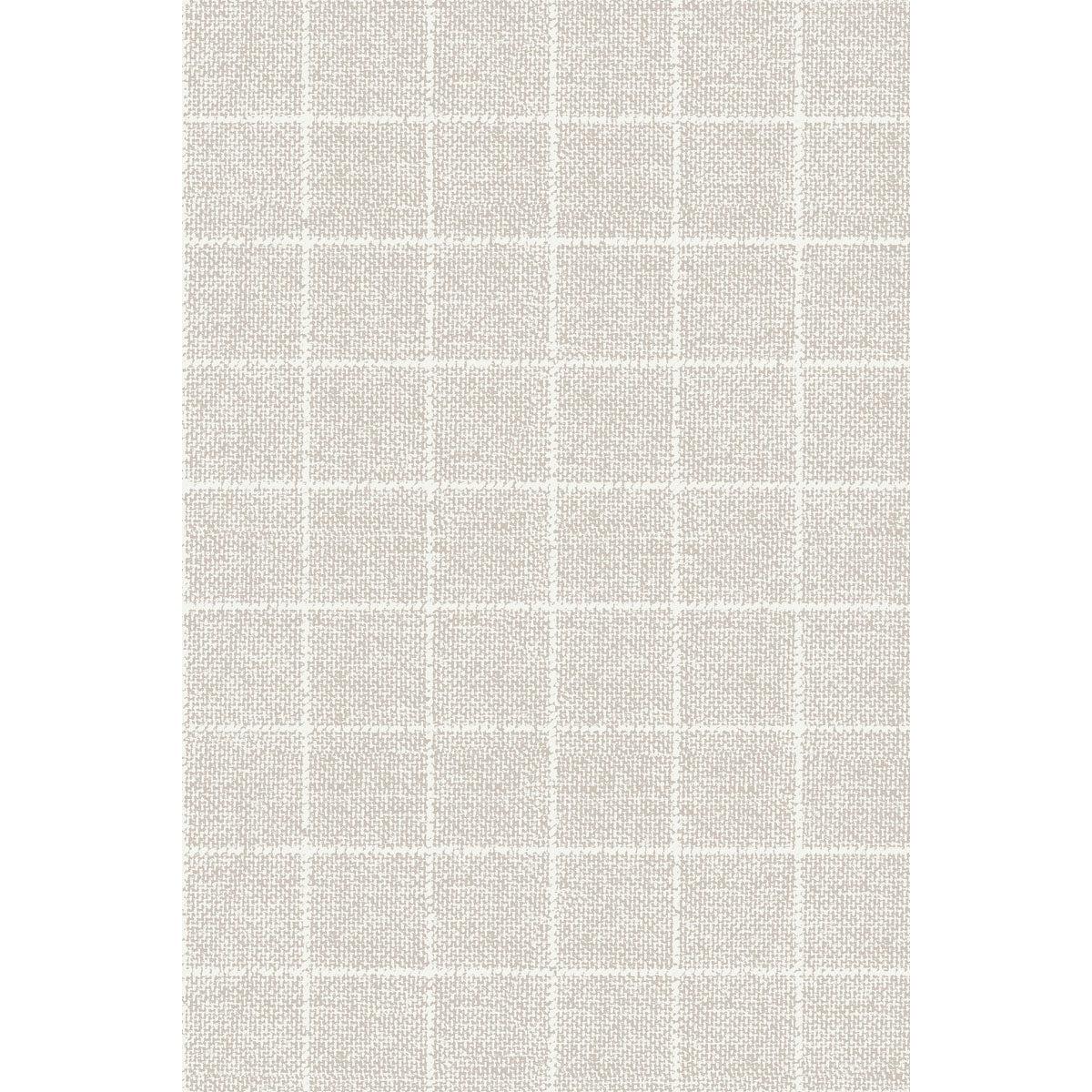 Η κοντινή λήψη των χαρτοπετσετών Dunilin 40 x 60 cm 1/4 Falz της Duni GmbH δείχνει ένα ανοιχτό μπεζ ύφασμα με λευκό πλέγμα μοτίβου, που με την κομψή δομή του είναι ιδανικό για υψηλής ποιότητας χαρτοπετσέτες και κομψή διακόσμηση τραπεζιού.