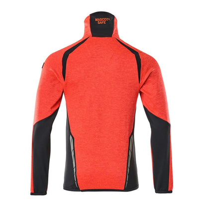 Πουλόβερ φλις με κοντό μπουφάν microfleece με φερμουάρ