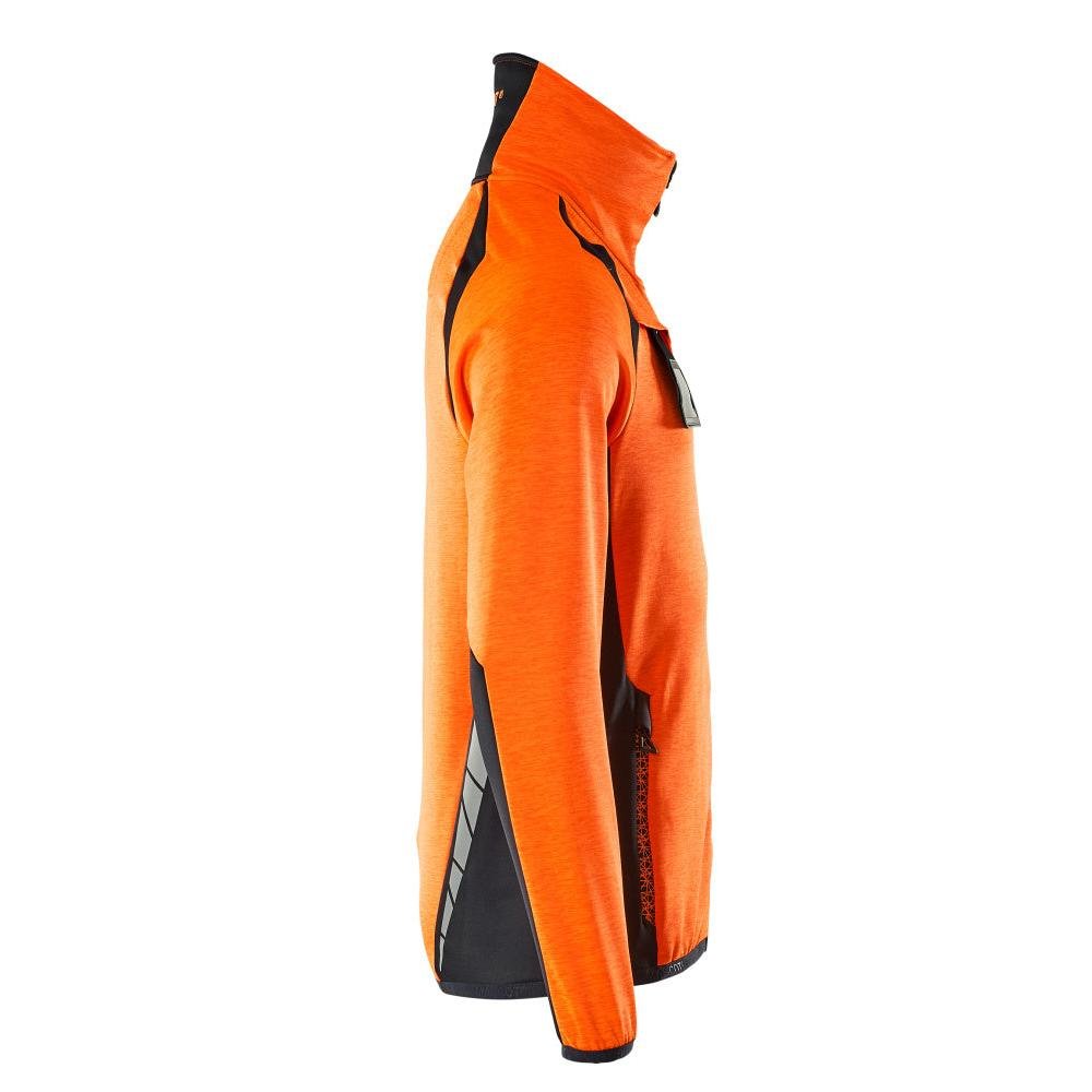 Πουλόβερ φλις με μπουφάν microfleece με φερμουάρ