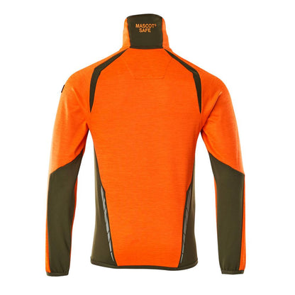 Πουλόβερ φλις με μπουφάν microfleece με φερμουάρ