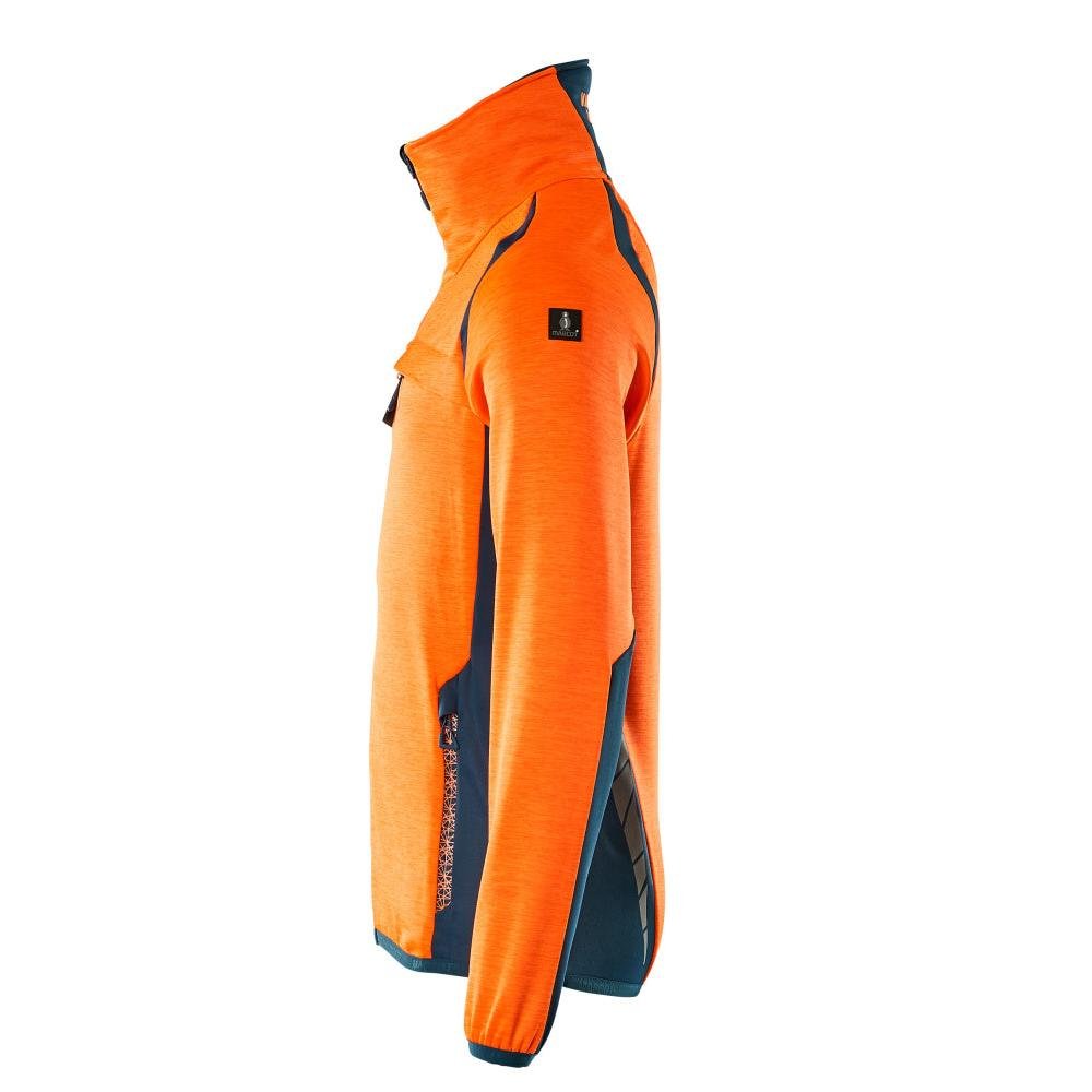 Πουλόβερ φλις με μπουφάν microfleece με φερμουάρ