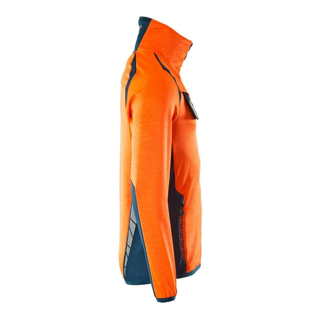 Πουλόβερ φλις με μπουφάν microfleece με φερμουάρ