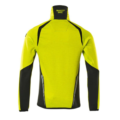 Πουλόβερ φλις με μπουφάν microfleece με φερμουάρ
