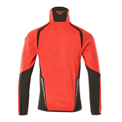 Πουλόβερ φλις με μπουφάν microfleece με φερμουάρ